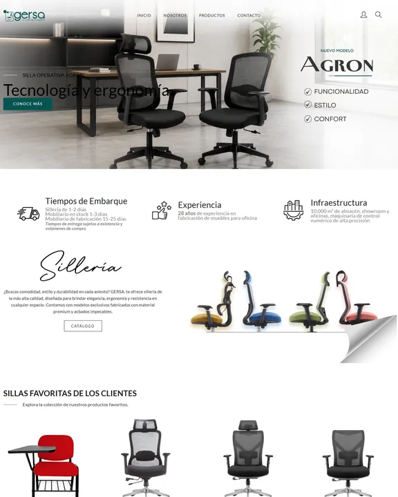 GERSA Ergonomía — project built by LoboGeek