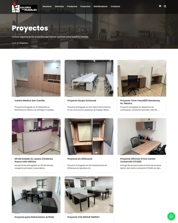 Galería de Muebles Matz — proyecto desarrollado por LoboGeek