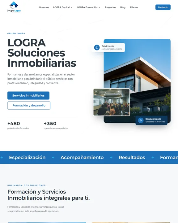 Grupo LOGRA — project built by LoboGeek