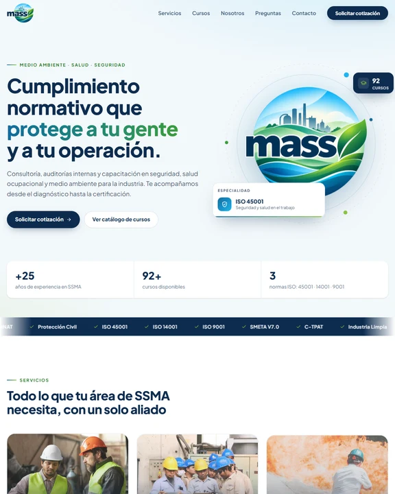 MASS Consultoría — project built by LoboGeek